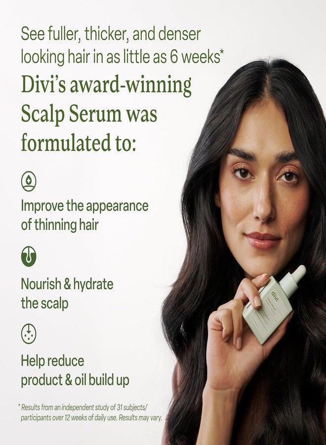 Divi Scalp Serum for Thinning Hair, 30ml – Clinically Tested, Nourishing Formula with Amino Acids, Caffeine & Rosemary Oil – Promotes Healthy Scalp, Reduces Oil & Product Buildup, Pack of 2 - Image 4